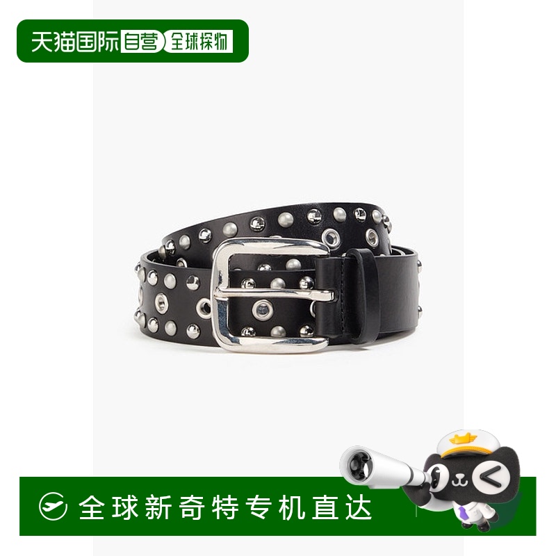 1h可退 香港直邮Isabel Marant 伊莎贝尔 玛兰 女士 铆钉皮带腰带