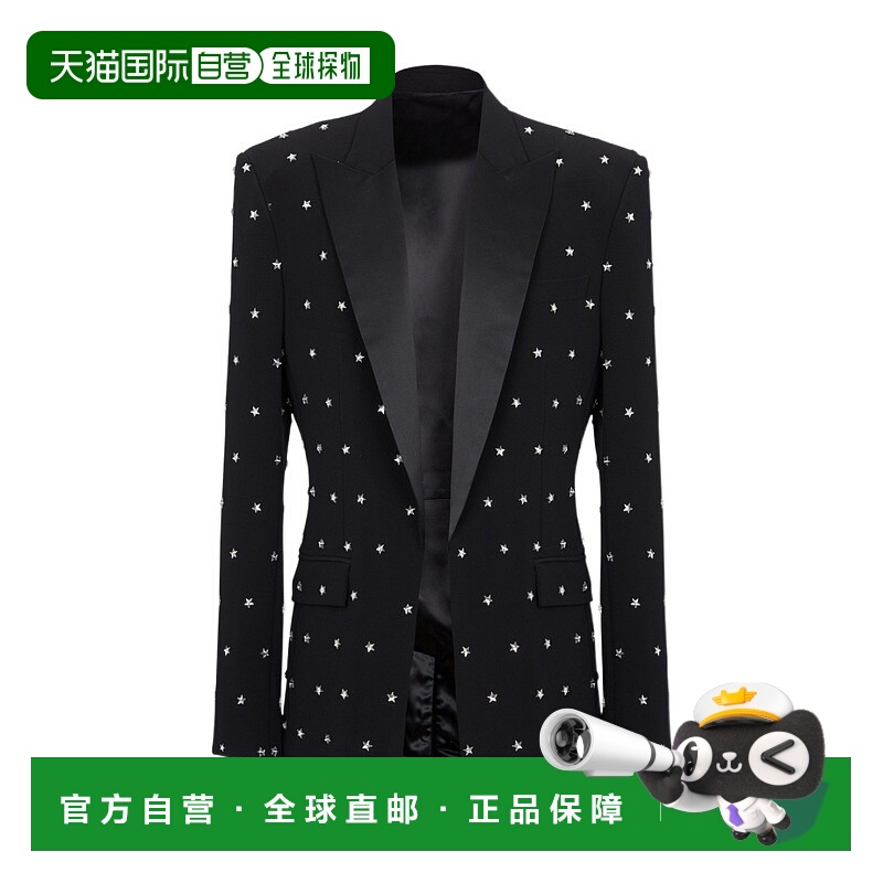 香港直邮Balmain 星星刺绣西装外套 CH1SG045PC16