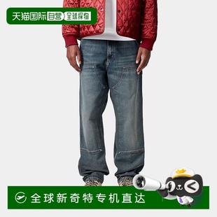 牛仔 欧洲直邮Carhartt Wip 男士 蓝色棉休闲裤