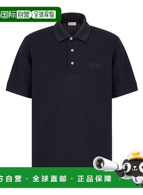 香港直邮Dior 徽标短袖Polo衫 493J832A0869男装