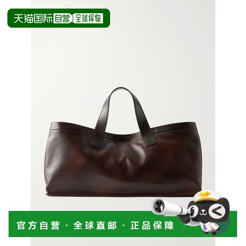 香港直邮Staud 女士 Port Logo压纹皮革手提包 H26P7049DSESDS