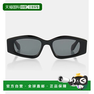 香港直邮Alaia 女士 徽标矩形太阳眼镜 black黑色 舒适时尚