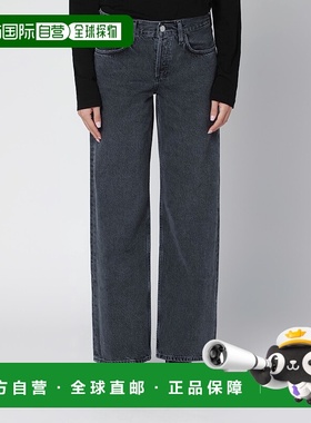 1h可退 香港直邮AGOLDE 女士 faded-effect 黑色牛仔裤 A2601818S