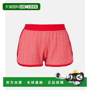 范思哲 舒适时尚 女士 red红色 棉质短裤 香港直邮versace