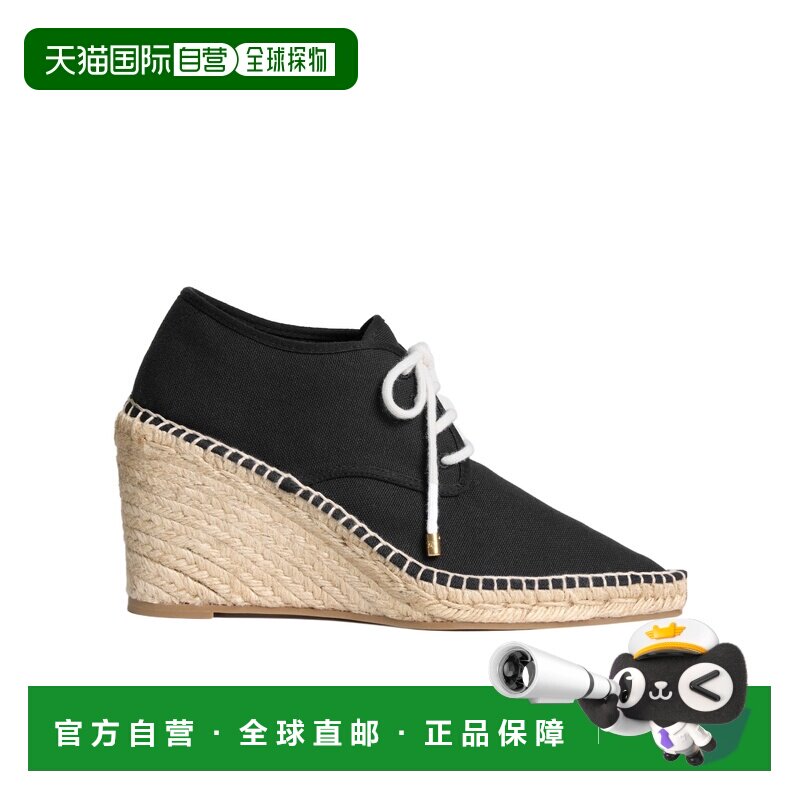 Celine 系带坡跟鞋 367165476C厚底图片