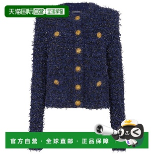 上衣DF0SK249 女装 1h可退 欧洲直邮BALMAIN女士外套直筒型休闲时尚