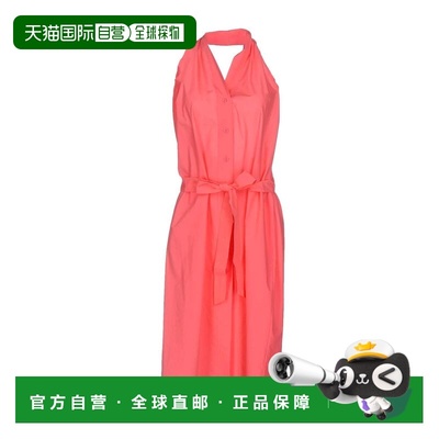 香港直邮Moschino 莫斯奇诺 女士 中长连衣裙 pink粉色 舒适时尚