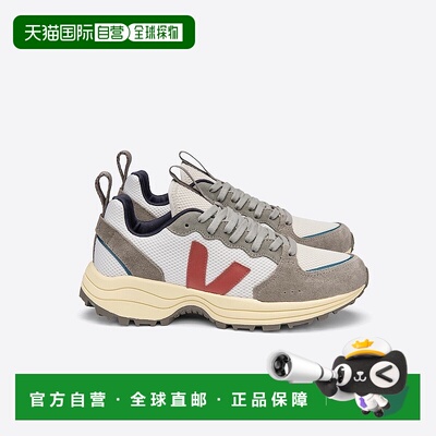 自营欧洲直邮VEJA Venturi系列灰色/铁锈色再生聚酯纤维V标识运动