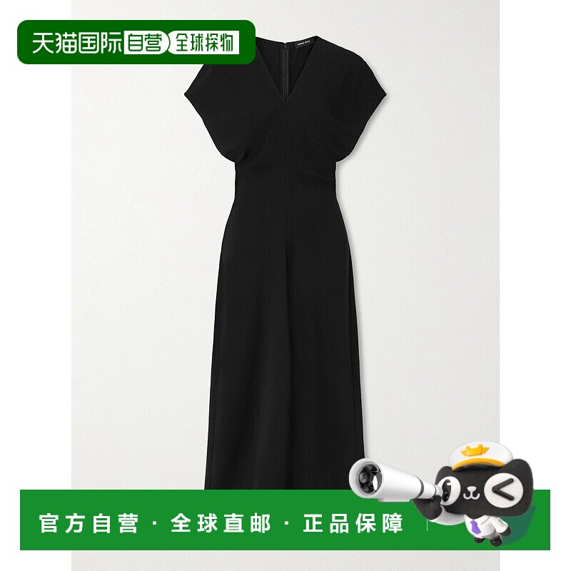 1h可退 ANINE BING 女士 Zadig 褶皱绉纱中长连衣裙 A021