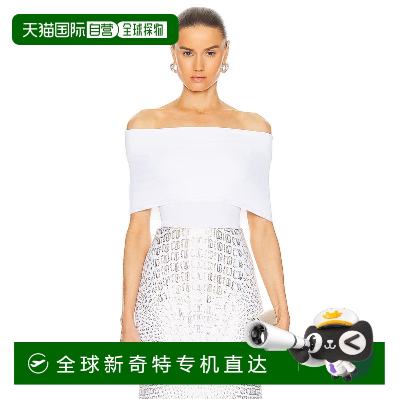 1h可退 香港直邮Alaia 女士 O-shoulder 连体衣 AA9B01762M035