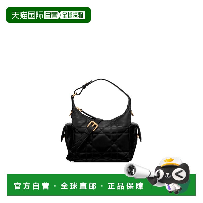 自营欧洲直邮Dior迪奥 迷你女士黑色羊皮手提包斜挎包卡包钱包