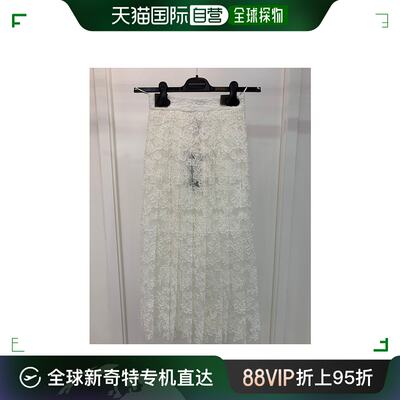 香港直邮Ermanno Scervino 徽标半身裙 D402O728BLYBBS14202