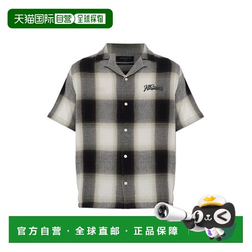 1h可退 香港直邮ALL SAINTS 男士衬衫 FADEOUTM180SEWHISPERGREY
