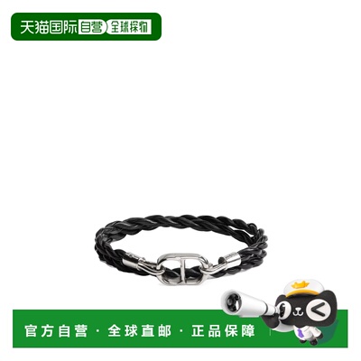 1h可退 香港直邮Dior CD Icon 编织皮革双链条手链 B3210HOMLE