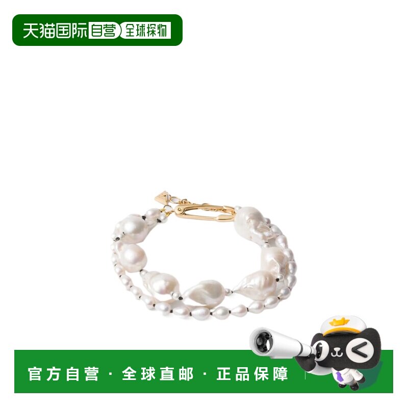 1h可退 Prada 徽标珍珠脚链 1IE0292HF1