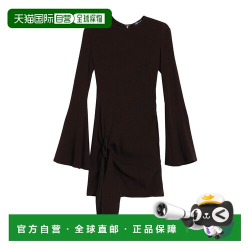 1h可退 香港直邮Blumarine 蓝色情人 女士 短款连衣裙 brown棕色