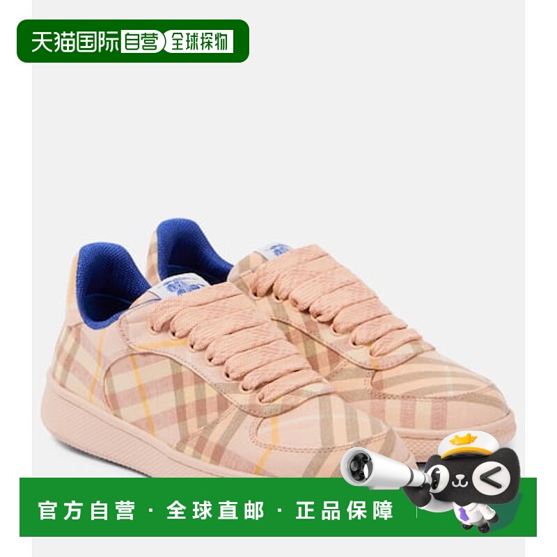 1h可退 香港直邮Burberry 巴宝莉 女士 Terrace EKD 格纹运动鞋