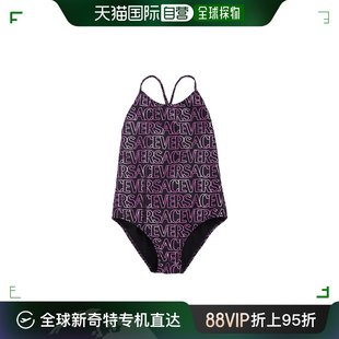 女童 Logo印花科技织物连体泳衣童装 范思哲 香港直邮Versace