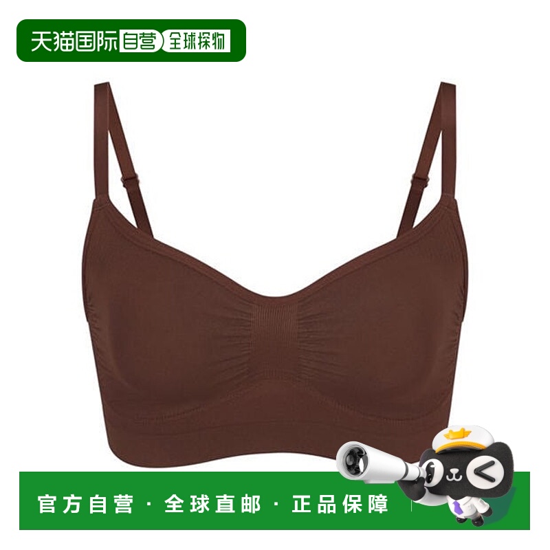 1h可退 香港直邮SKIMS 女士 Sculpt 无缝比基尼内衣 brown棕色 舒