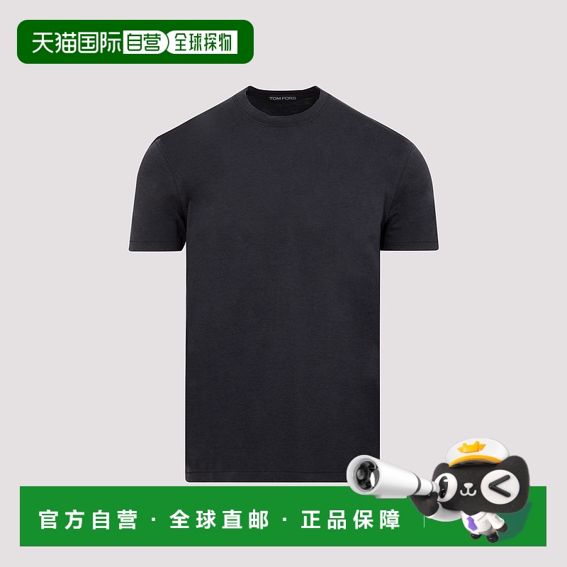 1h可退 香港直邮Tom Ford 汤姆 福特 男士 莱赛尔纤维T恤 JCS004J