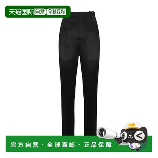 766158Y6E17直筒裤 腰带环休闲裤 Laurent 香港直邮Saint