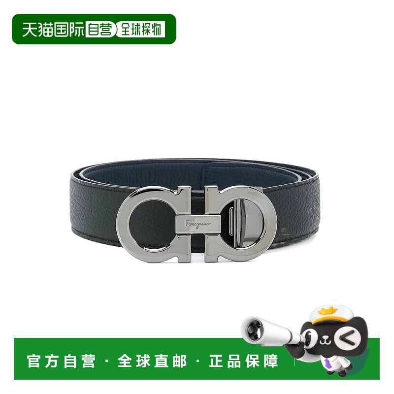 香港直邮Salvatore Ferragamo 双gancini标志腰带 687611皮带