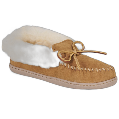 欧洲直邮Minnetonka 迷你唐卡 ALPINE SHEEPSKIN MOC 女鞋拖鞋/便