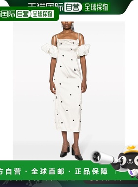 欧洲直邮JACQUEMUS 女士连衣裙 233DR0741000OFFWHITEBLACK