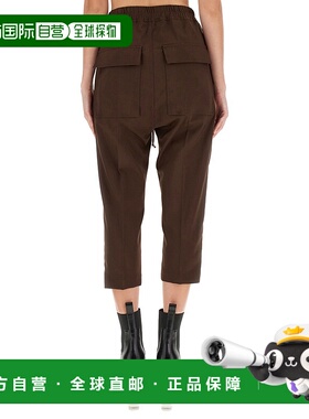 1h可退 欧洲直邮RICK OWENS 女士休闲裤RP02C1303ZL04阔腿裤