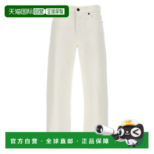 1h可退 香港直邮The Row 女士 Lesley牛仔裤 5660W1493 white白色