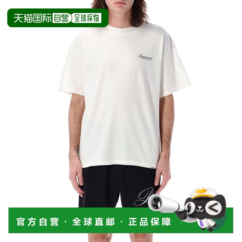 1小时内可退 香港直邮Represent 男士 Owners Club Script T恤 OC