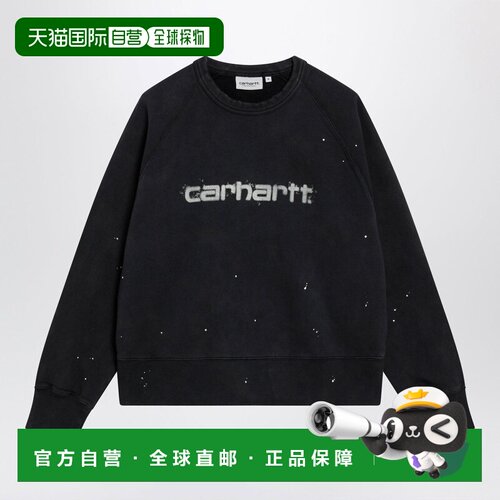 1h可退 香港直邮CARHARTT WIP 女士 WOMEN’S PAINTER 磨毛棉质黑