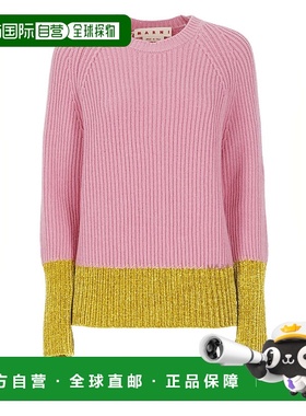 1h可退 香港直邮Marni 玛尼 女士 雙色針織套頭衫 GCMD0632Q0UFH5