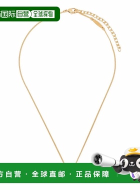 香港直邮Salvatore Ferragamo 菲拉格慕 女士 3D 锁扣图案水晶项