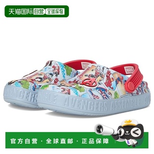 1h可退 香港直邮Crocs 卡骆驰 女童 Avengers™ Off Court 木屐(小