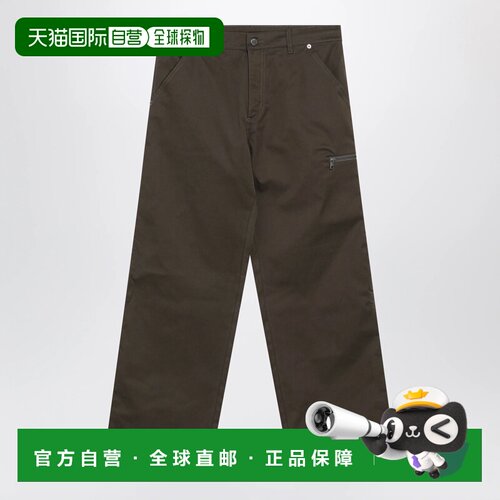 欧洲直邮MONCLER 男士休闲裤 2A00030598R183C AW2026 深棕色