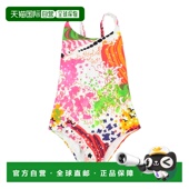 香港直邮Dsquared2 piece 二次方 1h可退 女童 One 泳衣童装