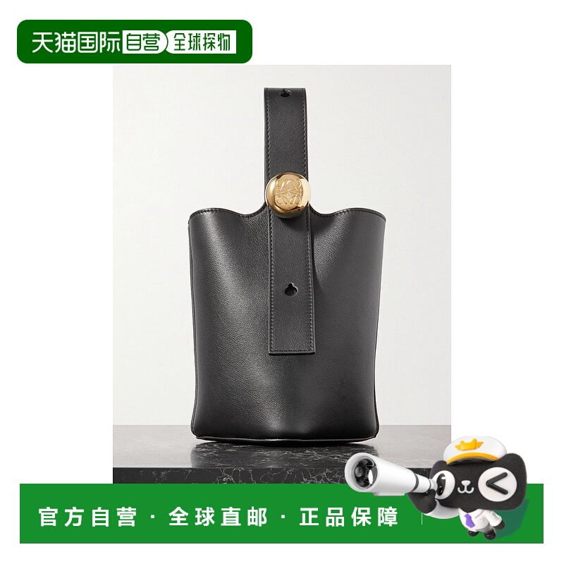 香港直邮LOEWE 罗意威 女士 Pebble Bucket 迷你斜挎包 AANBBBMX0