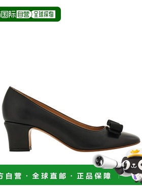 香港直邮Salvatore Ferragamo Vara 方跟高跟鞋 01L116