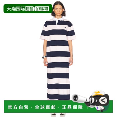 香港直邮Coperni 女士 条纹长款Polo衫式连衣裙 COPJS120F5026