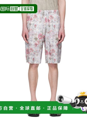 香港直邮Diesel 迪赛 男士 蓝色 & 粉色 P-Leys 短裤 A166970AKBE