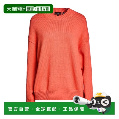 香港直邮THEORY 希尔瑞 女士 毛衣 pink粉色 舒适时尚