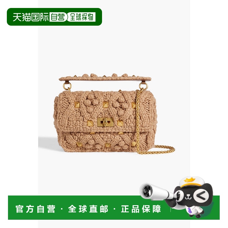 香港直邮Valentino 华伦天奴 女士 Roman Stud cable-knit should