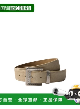 香港直邮Prada 绒面革腰带 2CS133054普拉达牛皮皮带