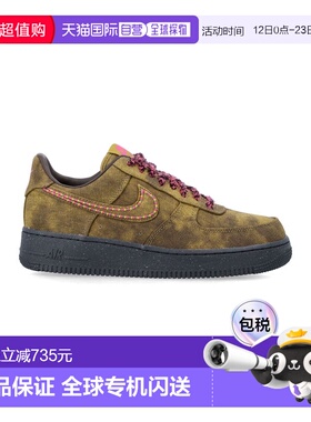 1h可退 香港直邮Nike 耐克 男士 NIKE AIR FORCE 1 BOUCLÃ‰ 棕色