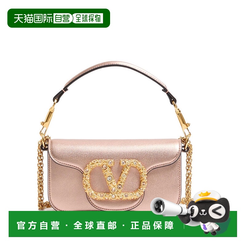 香港直邮valentino 华伦天奴 女士 Garavani Bags 粉色单肩包 WB0