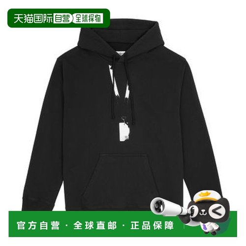 自营欧洲直邮Maison Margiela MM6 Backstage Pass 印花连帽运动