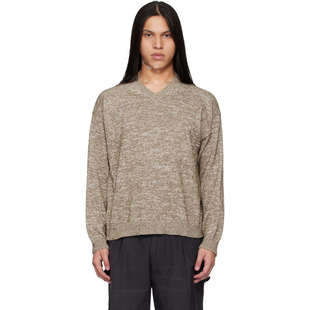 马吉拉 S50HN 香港直邮Maison 马丁 领毛衣 棕色 Margiela 男士