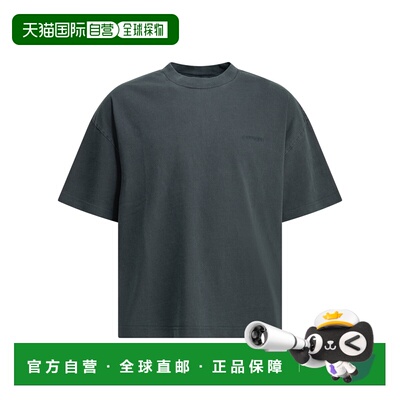 香港直邮CARHARTT WIP 男士 BENTON 圆领黑色棉质T恤 I0355903IWG