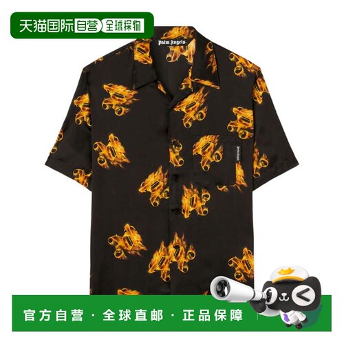1h可退 香港直邮PALM ANGELS 男士衬衫 PMGG005R24FAB0021076 SS2